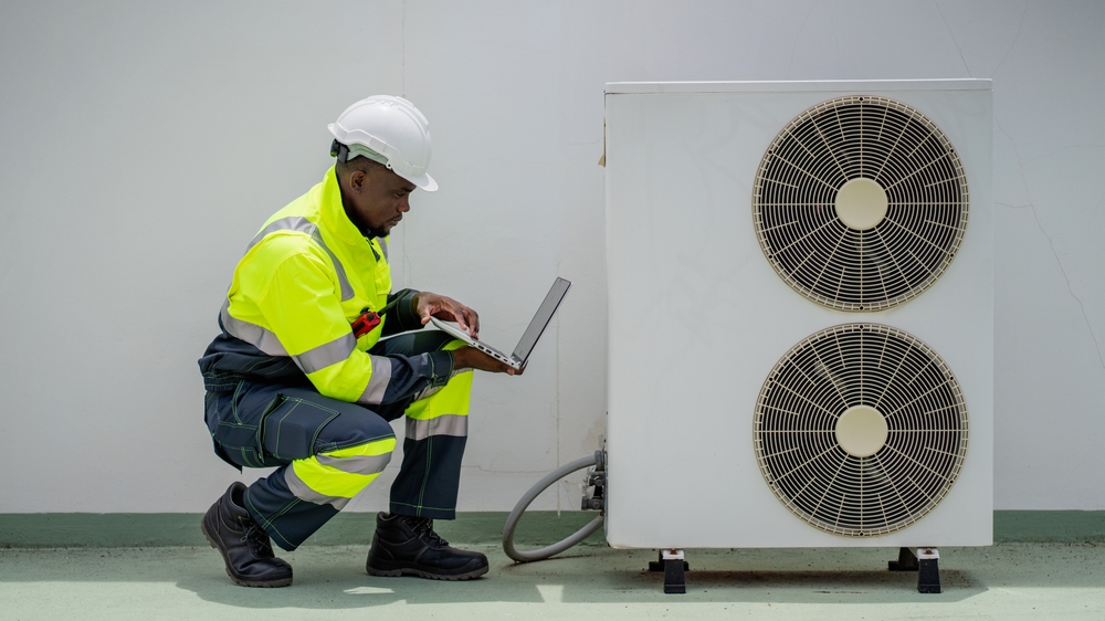 old heat pump service